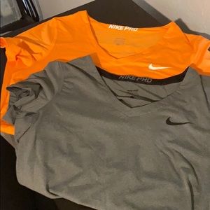 Women’s Large Nike Pro Dri Fit Shirt Bundle